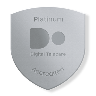 Digital Telecare Platinum Award Badge